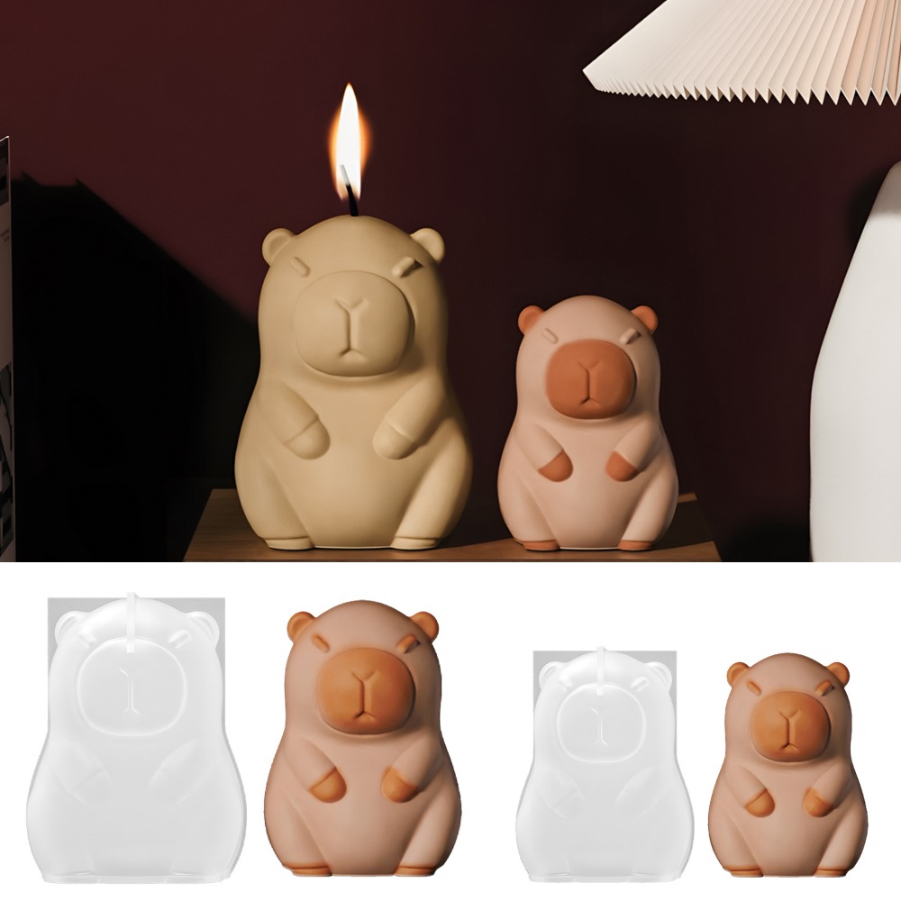 Candle Making Ingredients - Стоячая капибара, свеча с ароматом, силиконовая