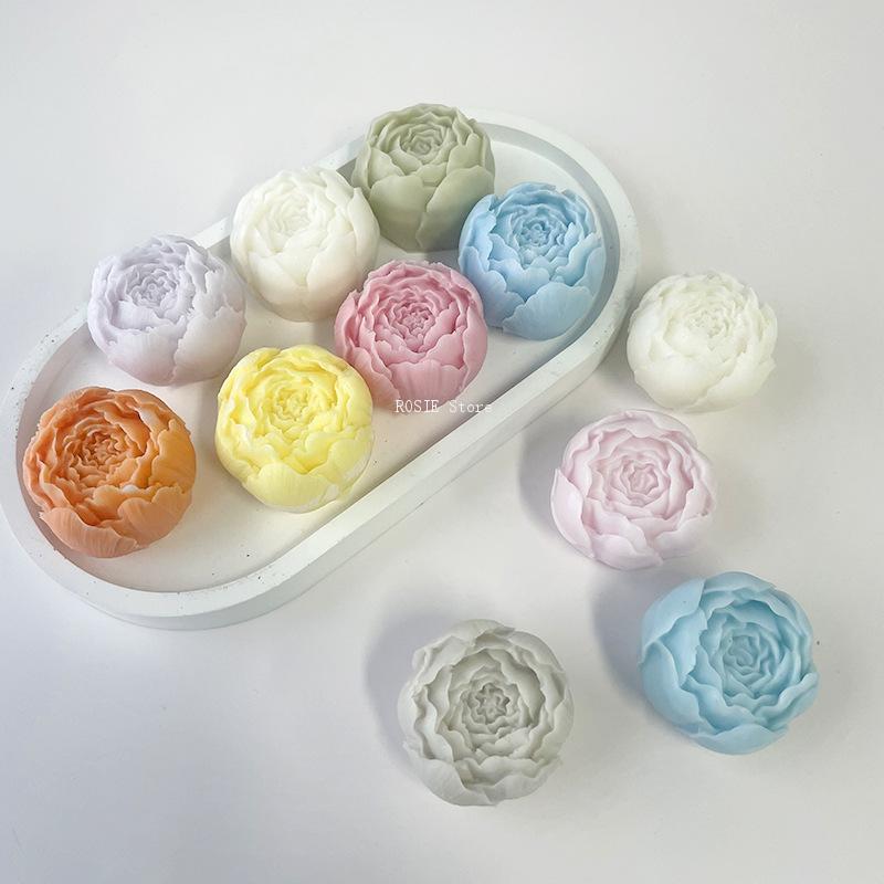 Candle Making Supplies Wholesale - Силиконовая форма в виде цветка пиона