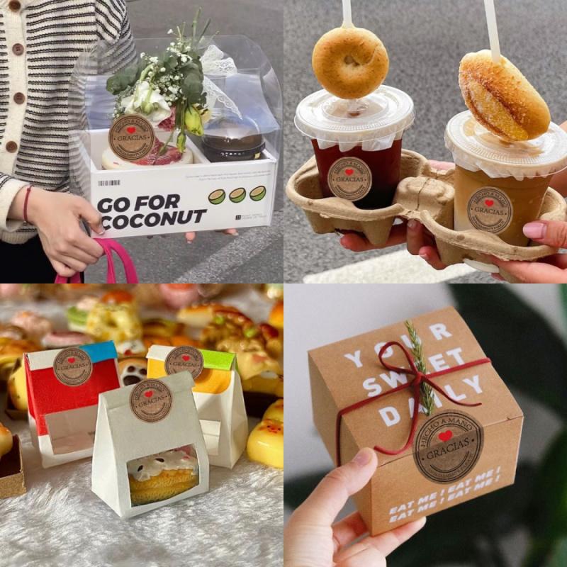 500 шт., испанские наклейки «С – обзор и цена Label Sticker Round