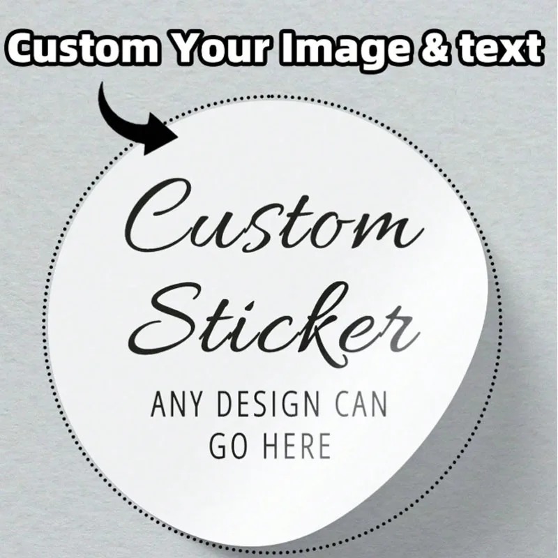 Круглые наклейки на заказ, пер – обзор и цена Label Sticker Round