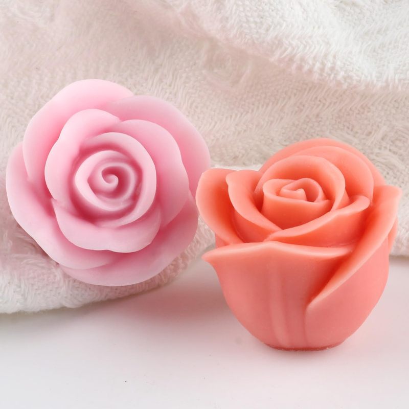 Силиконовая форма 2Only3DRose, – обзор и цена Candle Making Process