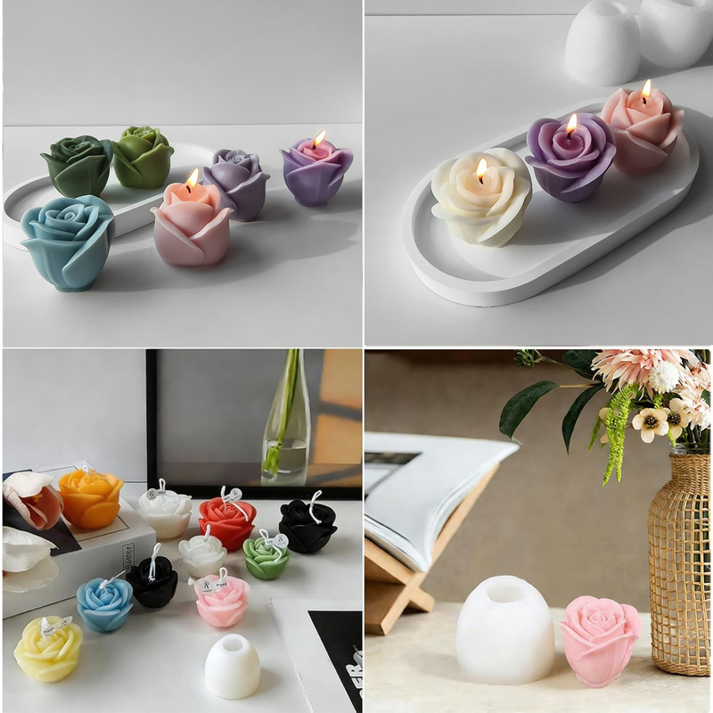 Силиконовая форма 2Only3DRose, – обзор и цена Candle Making Process