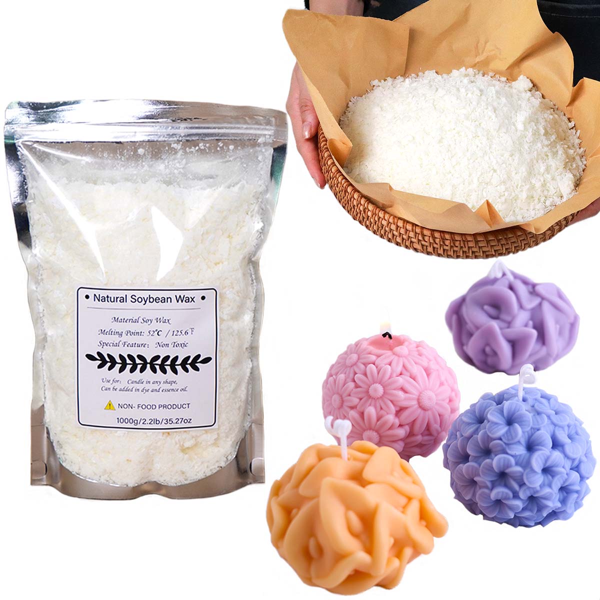 100/250/500/1000 г натуральный – обзор и цена Candle Making Scents