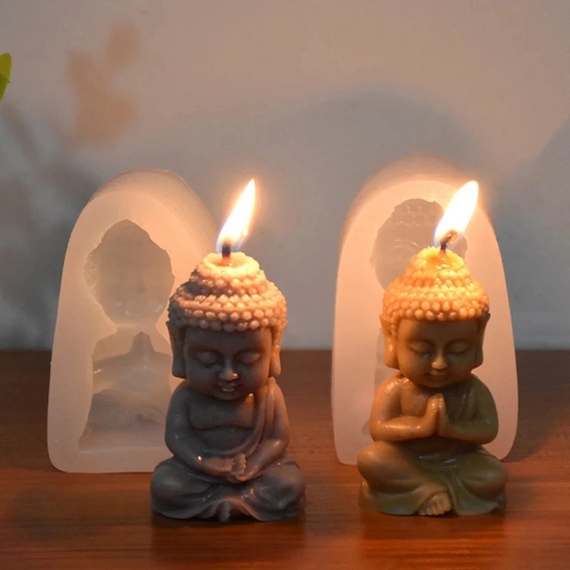 3D силиконовая форма для свече – обзор и цена Candle Making Process