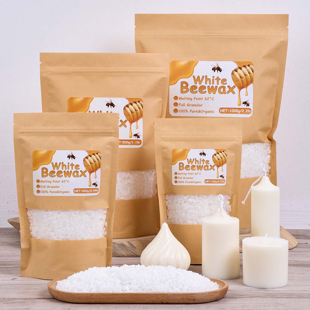 Белый пчелиный воск, чистый на – обзор и цена Candle Making Scents
